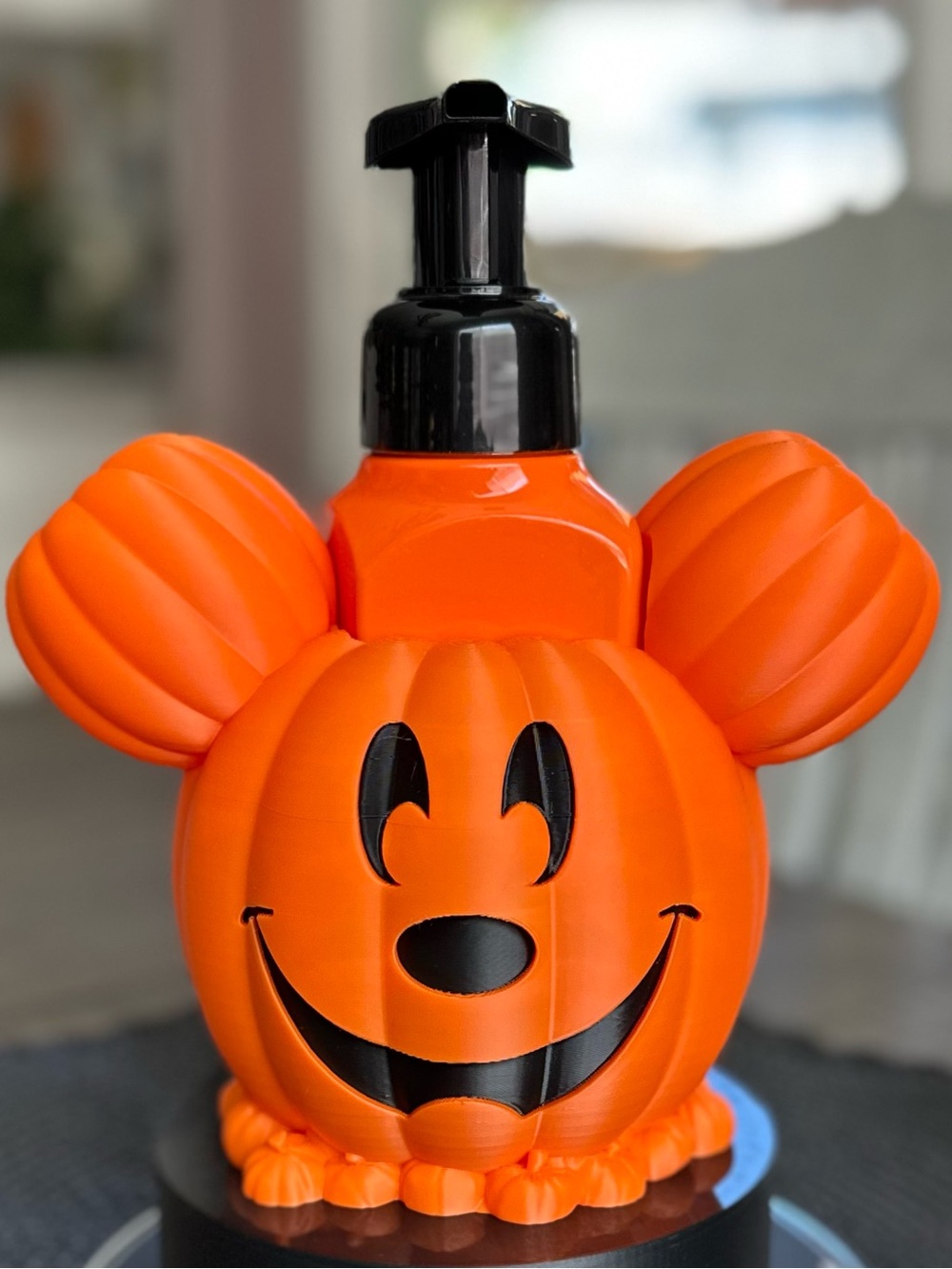 Disney Mickey Pumpkin Foaming Soap Holder for Bath & Body Works Bottles